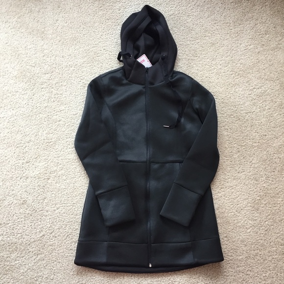 Tops - NWT long black athletic jacket